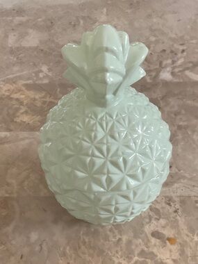 Decorative Mint Green Pineapple Lidded Dish